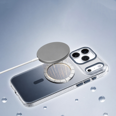Apple iPhone 18 Pro Max Kılıf M-safe Şarj Özellikli Sararmaya Karşı Dayanıklı Mutural Icesense Serisi Kapak - 16
