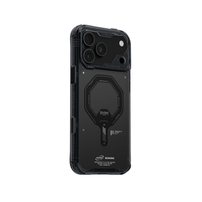 Apple iPhone 18 Pro Max Kılıf M-safe Şarj Özellikli Şeffaf Airbag Tasarımlı Skinarma Saido Mag-Charge Kapak - 7