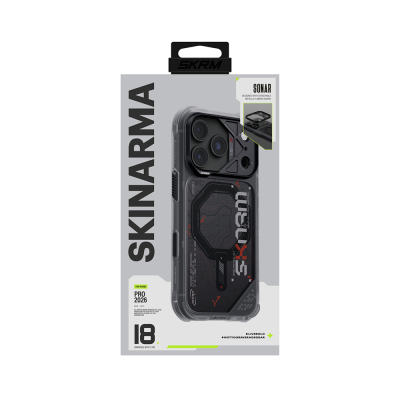 Apple iPhone 18 Pro Max Kılıf M-safe Şarj Özellikli Skinarma Sonar Kapak - 24