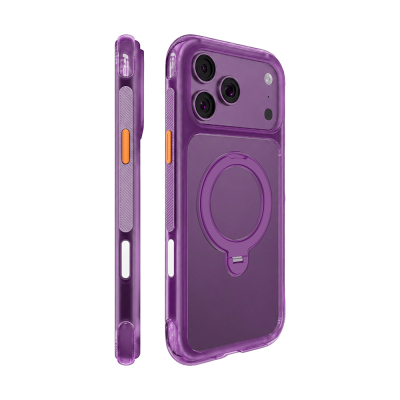 Apple iPhone 18 Pro Max Kılıf M-safe Şarj Özellikli Standlı Airbag Tasarımlı Mutural Air Shield Serisi Kapak - 1