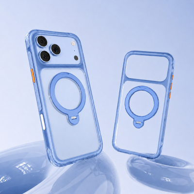 Apple iPhone 18 Pro Max Kılıf M-safe Şarj Özellikli Standlı Airbag Tasarımlı Mutural Air Shield Serisi Kapak - 8