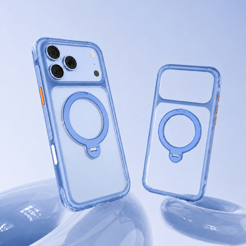 Apple iPhone 18 Pro Max Kılıf M-safe Şarj Özellikli Standlı Airbag Tasarımlı Mutural Air Shield Serisi Kapak - 8