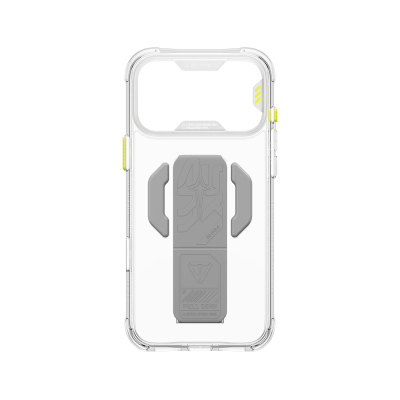 Apple iPhone 18 Pro Max Kılıf M-safe Şarj Özellikli Teknoloji Desenli Skinarma Helio CE Mag Charge Standlı Kapak - 4