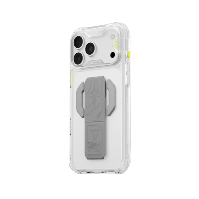 Apple iPhone 18 Pro Max Kılıf M-safe Şarj Özellikli Teknoloji Desenli Skinarma Helio CE Mag Charge Standlı Kapak - 6