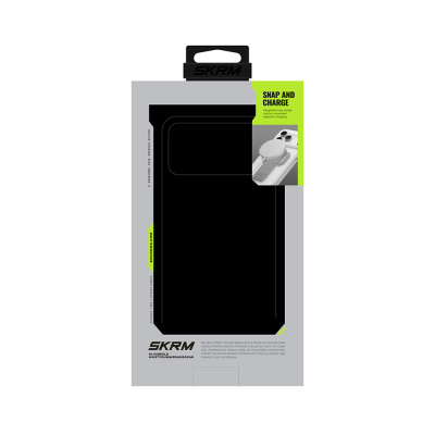 Apple iPhone 18 Pro Max Kılıf M-safe Şarj Özellikli Teknoloji Desenli Skinarma Helio CE Mag Charge Standlı Kapak - 14