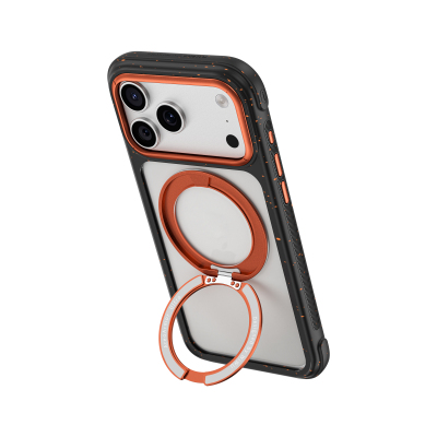 Apple iPhone 18 Pro Max Kılıf M-safe Şarj Özellikli Wiwu AA-203 AeroArmor Ultra Serisi Airbag Tasarımlı Standlı Kapak - 24