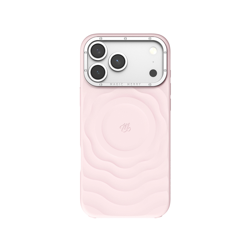Apple iPhone 18 Pro Max Kılıf M-safe Şarj Özellikli Wiwu Magic Merry Blossom Drift Serisi Kapak - 4