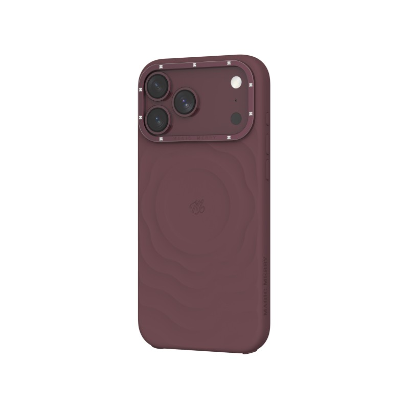 Apple iPhone 18 Pro Max Kılıf M-safe Şarj Özellikli Wiwu Magic Merry Blossom Drift Serisi Kapak - 9