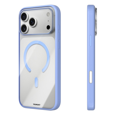 Apple iPhone 18 Pro Max Kılıf M-safe Şarj Özellikli Youngkit Clear Serisi Kapak - 1