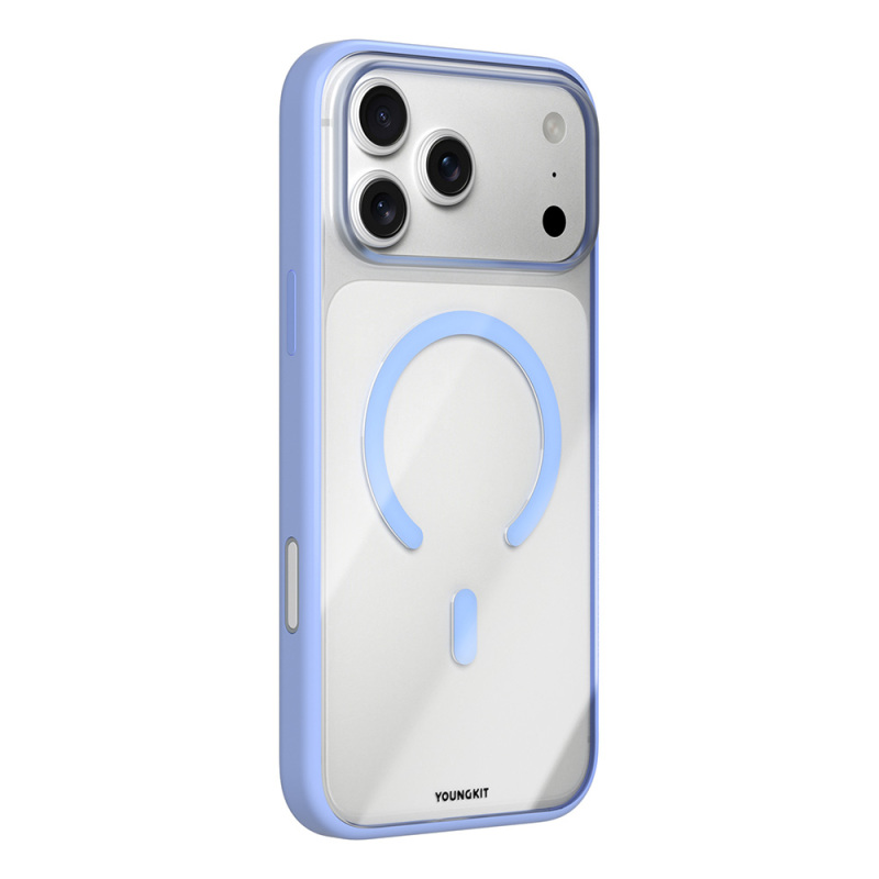 Apple iPhone 18 Pro Max Kılıf M-safe Şarj Özellikli Youngkit Clear Serisi Kapak - 4
