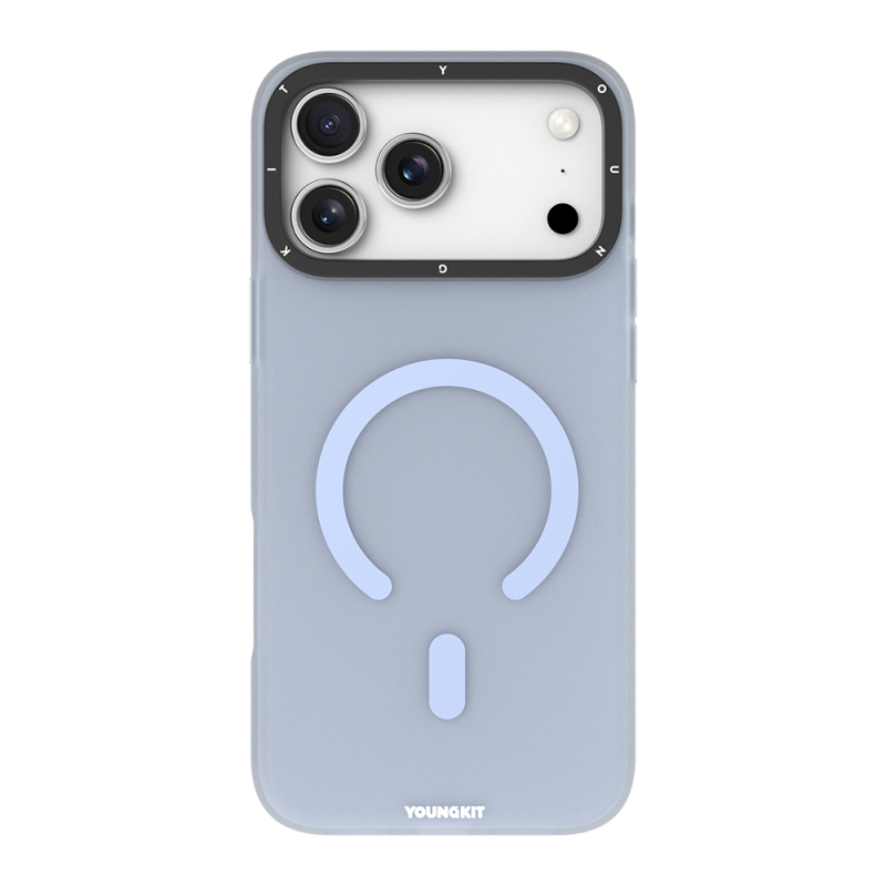 Apple iPhone 18 Pro Max Kılıf M-safe Şarj Özellikli Youngkit Hidden Sand Serisi Kapak - 7