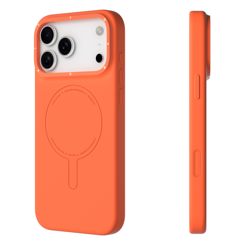 Apple iPhone 18 Pro Max Kılıf M-Safe Şarj Özellikli Youngkit Morandi Serisi Kapak - 21