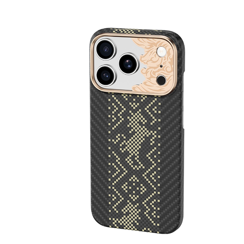 Apple iPhone 18 Pro Max Kılıf M-safe Şarj Özellikli Yükseltilmiş Kamera Çerçeveli Benks ArmorAir Knight Serisi C1 Kevlar Kapak - 8