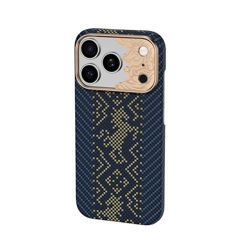 Apple iPhone 18 Pro Max Kılıf M-safe Şarj Özellikli Yükseltilmiş Kamera Çerçeveli Benks ArmorAir Knight Serisi C1 Kevlar Kapak - 22