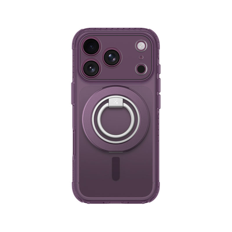 Apple iPhone 18 Pro Max Kılıf M-safe Şarj Özellikli Yüzük Standlı Amazingthing Titan Pro Grip Ring Serisi Kapak - 1