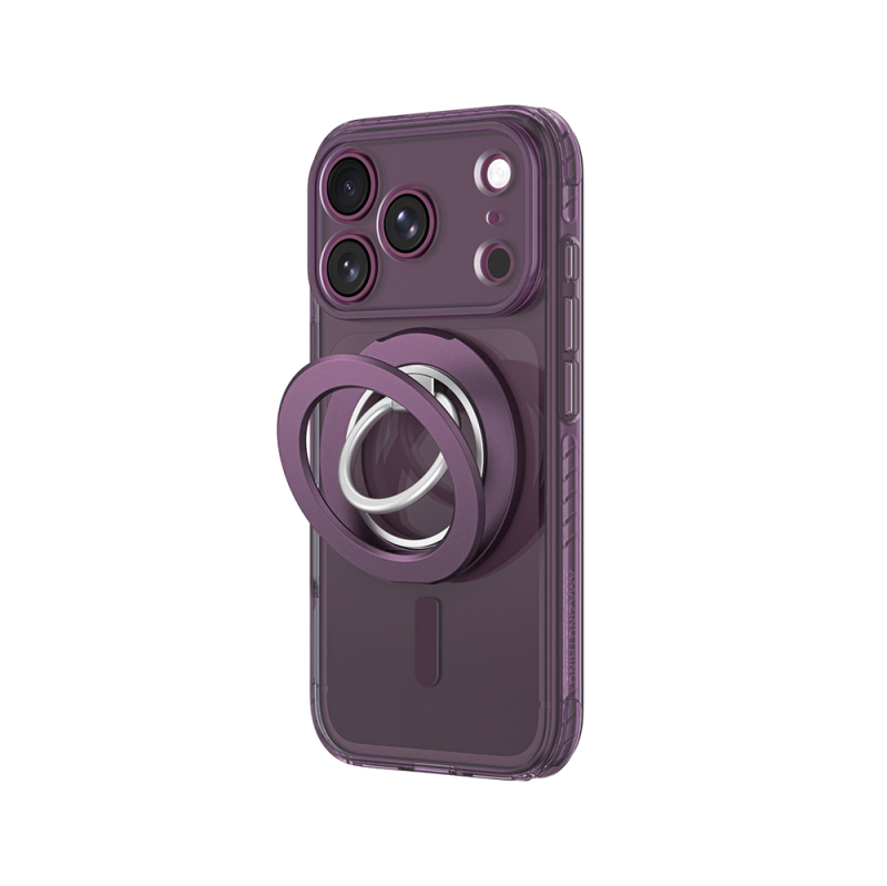 Apple iPhone 18 Pro Max Kılıf M-safe Şarj Özellikli Yüzük Standlı Amazingthing Titan Pro Grip Ring Serisi Kapak - 3