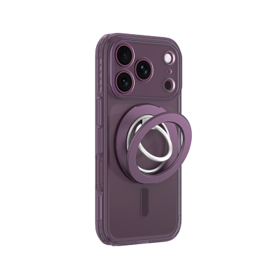 Apple iPhone 18 Pro Max Kılıf M-safe Şarj Özellikli Yüzük Standlı Amazingthing Titan Pro Grip Ring Serisi Kapak - 5