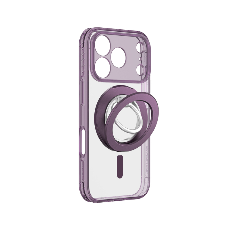 Apple iPhone 18 Pro Max Kılıf M-safe Şarj Özellikli Yüzük Standlı Amazingthing Titan Pro Grip Ring Serisi Kapak - 7