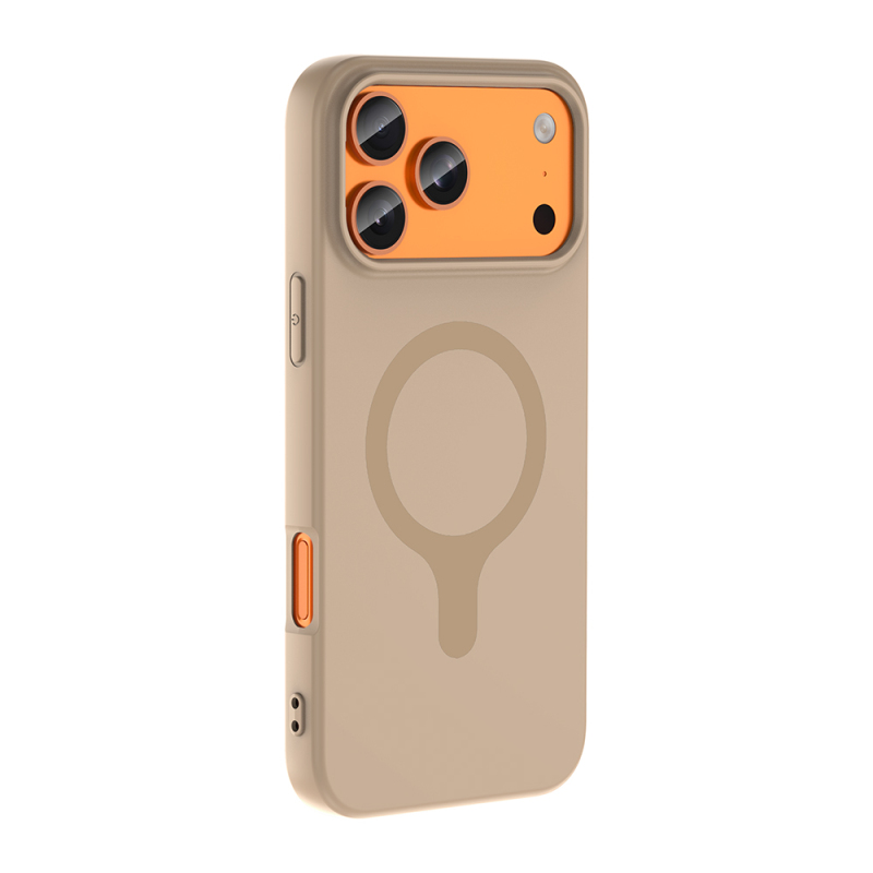 Apple iPhone 18 Pro Max Kılıf M-Safe Şarj Özellikli Zore Aris Silikon Kapak - 13