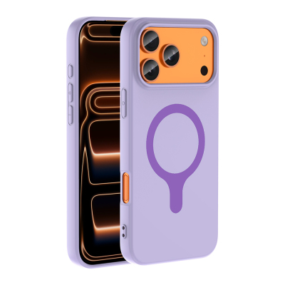 Apple iPhone 18 Pro Max Kılıf M-Safe Şarj Özellikli Zore Aris Silikon Kapak - 5