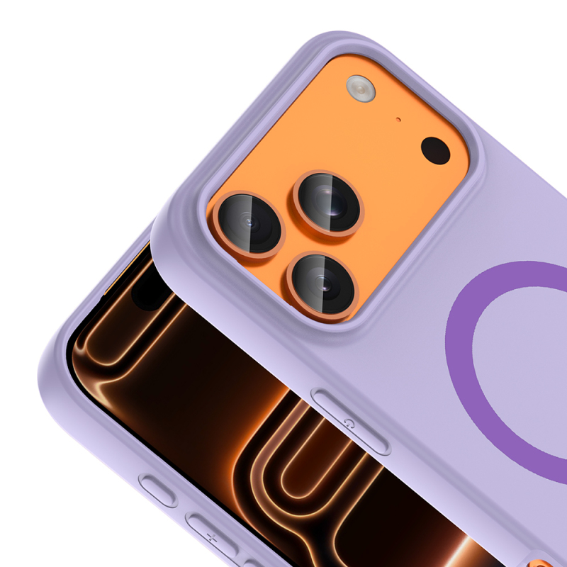 Apple iPhone 18 Pro Max Kılıf M-Safe Şarj Özellikli Zore Aris Silikon Kapak - 29