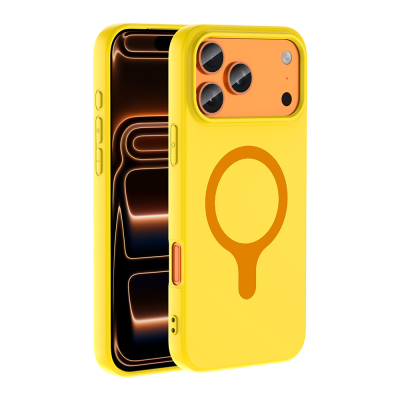 Apple iPhone 18 Pro Max Kılıf M-Safe Şarj Özellikli Zore Aris Silikon Kapak - 7