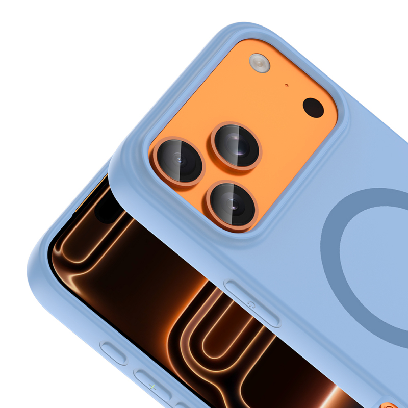 Apple iPhone 18 Pro Max Kılıf M-Safe Şarj Özellikli Zore Aris Silikon Kapak - 32