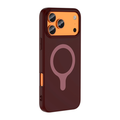 Apple iPhone 18 Pro Max Kılıf M-Safe Şarj Özellikli Zore Aris Silikon Kapak - 21