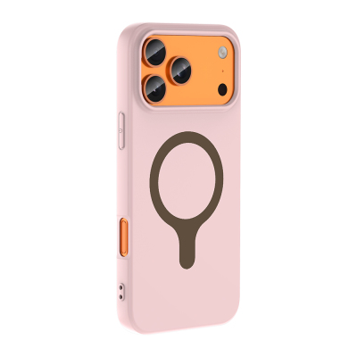 Apple iPhone 18 Pro Max Kılıf M-Safe Şarj Özellikli Zore Aris Silikon Kapak - 22