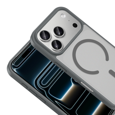 Apple iPhone 18 Pro Max Kılıf M-safe Şarj Özellikli Zore Babet Kapak - 19
