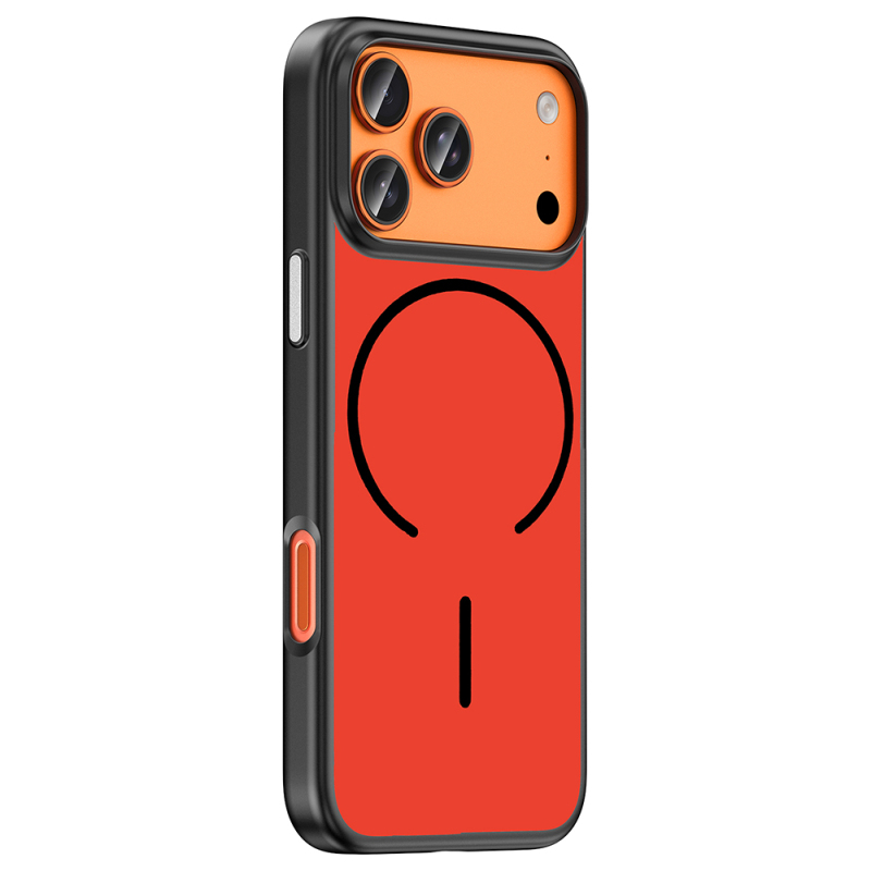 Apple iPhone 18 Pro Max Kılıf M-Safe Şarj Özellikli Zore Lora PC Kapak - 7