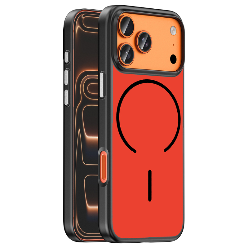 Apple iPhone 18 Pro Max Kılıf M-Safe Şarj Özellikli Zore Lora PC Kapak - 6