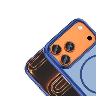 Apple iPhone 18 Pro Max Kılıf M-Safe Şarj Özellikli Zore Lora PC Kapak - 14