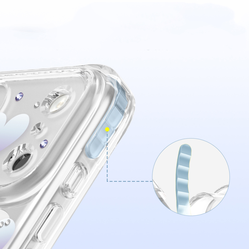 Apple iPhone 18 Pro Max Kılıf M-Safe Şarj Özellikli Zore Paris Elvo Sert PC Kapak - 8