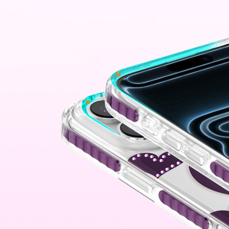 Apple iPhone 18 Pro Max Kılıf M-Safe Şarj Özellikli Zore Paris Elvo Sert PC Kapak - 16