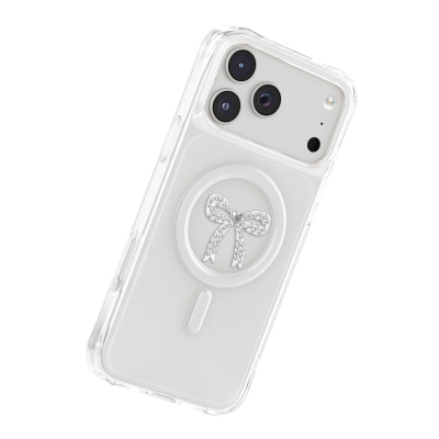 Apple iPhone 18 Pro Max Kılıf M-Safe Şarj Özellikli Zore Paris Mova Sert PC Kapak - 14