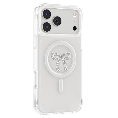 Apple iPhone 18 Pro Max Kılıf M-Safe Şarj Özellikli Zore Paris Mova Sert PC Kapak - 3