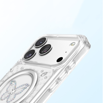 Apple iPhone 18 Pro Max Kılıf M-Safe Şarj Özellikli Zore Paris Mova Sert PC Kapak - 10