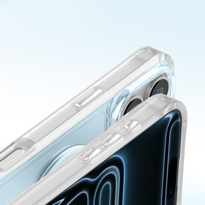 Apple iPhone 18 Pro Max Kılıf M-Safe Şarj Özellikli Zore Paris Mova Sert PC Kapak - 30
