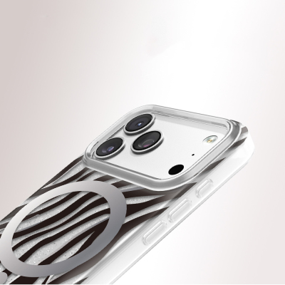 Apple iPhone 18 Pro Max Kılıf M-Safe Şarj Özellikli Zore Paris Veyro TPU Kapak - 12