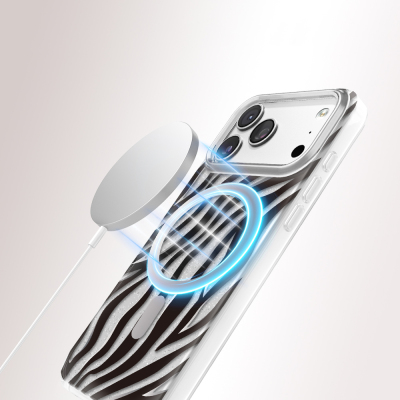 Apple iPhone 18 Pro Max Kılıf M-Safe Şarj Özellikli Zore Paris Veyro TPU Kapak - 13