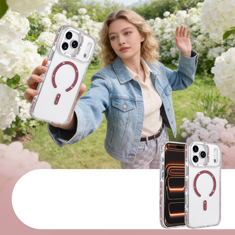 Apple iPhone 18 Pro Max Kılıf M-safe Şarj Özellikli Zore Tera Silikon Kapak - 8