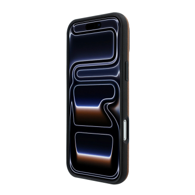 Apple iPhone 18 Pro Max Kılıf Mercedes Benz Orjinal Lisanslı M-safe Şarj Özellikli PU Deri 3D Metal Logolu Kartlıklı Kapak - 8