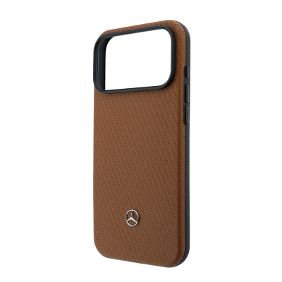 Apple iPhone 18 Pro Max Kılıf Mercedes Benz Orjinal Lisanslı M-safe Şarj Özellikli PU Deri 3D Metal Logolu Kartlıklı Kapak - 9