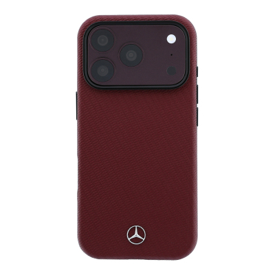 Apple iPhone 18 Pro Max Kılıf Mercedes Benz Orjinal Lisanslı M-safe Şarj Özellikli PU Deri 3D Metal Logolu Kartlıklı Kapak - 32