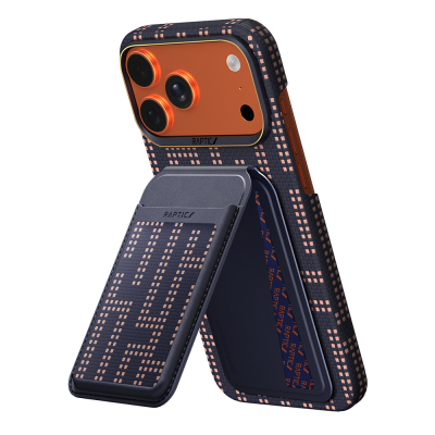 Apple iPhone 18 Pro Max Kılıf Raptic 2in1 Bundle Kit Aramid Skin Grid Serisi Kartlık ve Karbon Kapak - 2