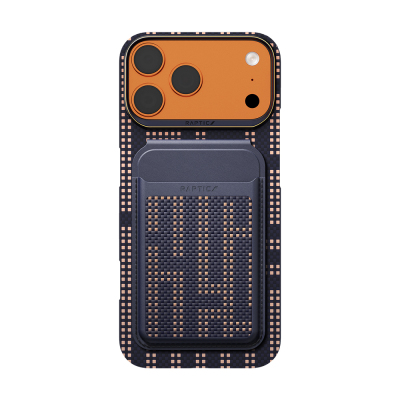 Apple iPhone 18 Pro Max Kılıf Raptic 2in1 Bundle Kit Aramid Skin Grid Serisi Kartlık ve Karbon Kapak - 4