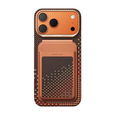 Apple iPhone 18 Pro Max Kılıf Raptic 2in1 Bundle Kit Aramid Skin Serenity Serisi Kartlık ve Karbon Kapak - 6