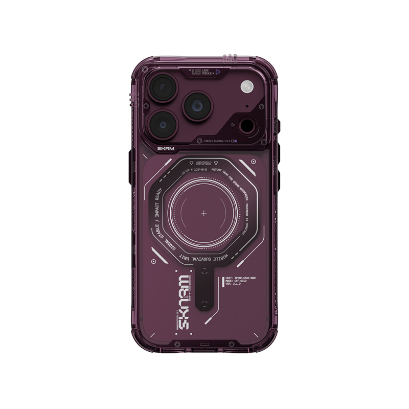 Apple iPhone 18 Pro Max Kılıf SkinArma M-safe Şarj Özellikli Airbag Tasarımlı Magma Kapak - 3
