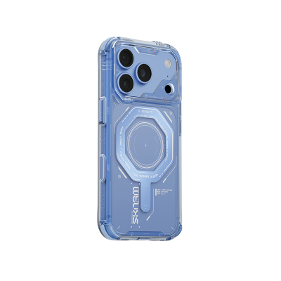 Apple iPhone 18 Pro Max Kılıf SkinArma M-safe Şarj Özellikli Airbag Tasarımlı Magma Kapak - 24